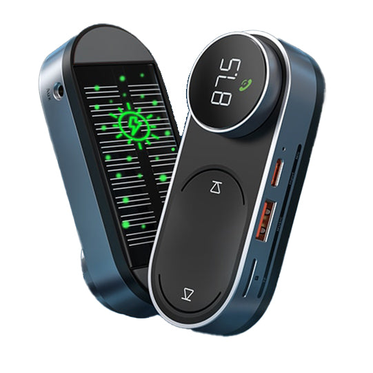 Baseus Wireless Solar Car FM Transmitter Modulator MP3 Player USB Car Charger Baseus Wireless Solar Car FM Transmitter Modulator MP3 Player USB Car Charger